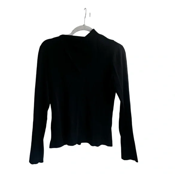 5 for $30 Cyrus Women's Turtleneck Sweater in Black Size Medium Nylon Rayon EUC - Picture 2 of 4
